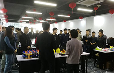 公司举办2018第四季度员工生日会